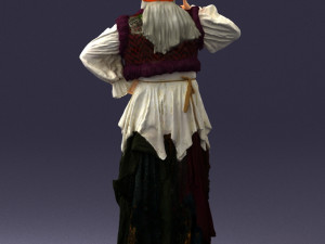 old woman 0176 3d print ready 3D 打印模型