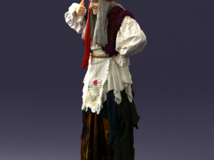 old woman 0176 3d print ready 3D 打印模型