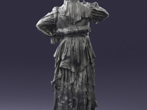 old woman 0176 3d print ready 3D 打印模型