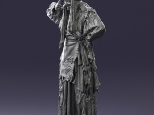 old woman 0176 3d print ready 3D 打印模型