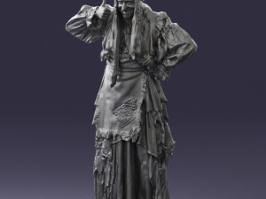 old woman 0176 3d print ready 3D 打印模型