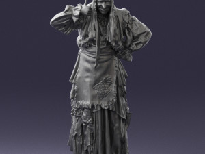 old woman 0176 3d print ready 3D 打印模型
