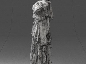 old woman 0176 3d print ready 3D 打印模型
