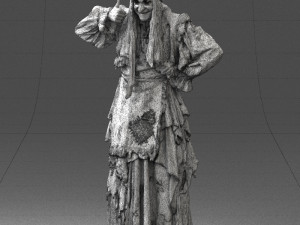 old woman 0176 3d print ready 3D 打印模型