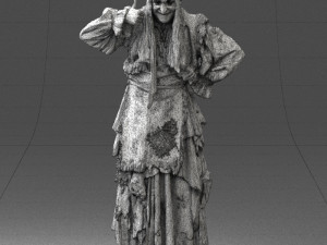 old woman 0176 3d print ready 3D 打印模型