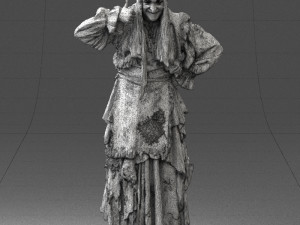 old woman 0176 3d print ready 3D 打印模型