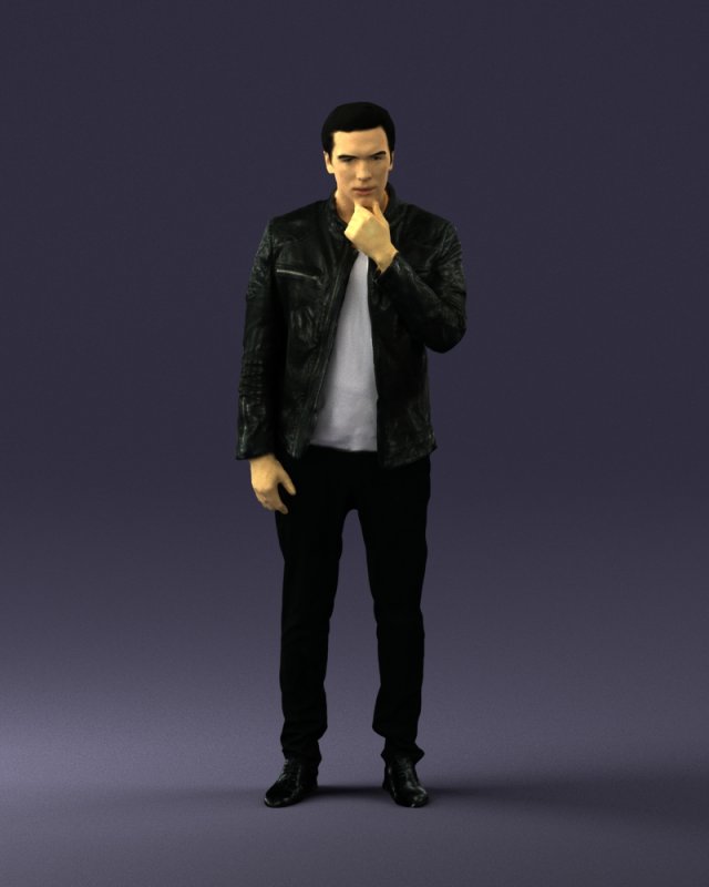 man in pose 0218 Modello 3D .c4d .max .obj .3ds .fbx .stl .blend 