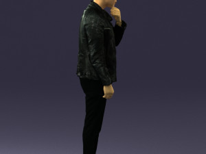 man in pose 0218 Modello 3D