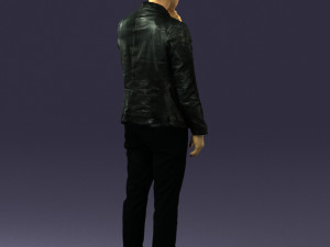 man in pose 0218 Modello 3D