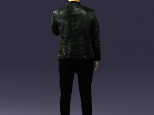 man in pose 0218 Modello 3D