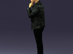 man in pose 0218 Modello 3D