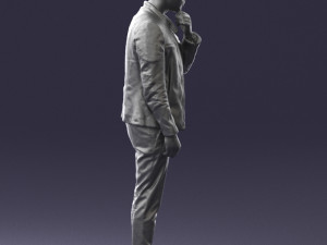 man in pose 0218 Modello 3D