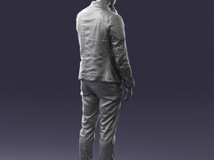 man in pose 0218 Modello 3D