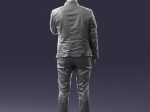 man in pose 0218 Modello 3D