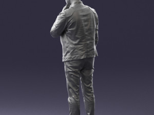 man in pose 0218 Modello 3D