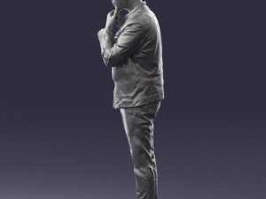man in pose 0218 Modello 3D