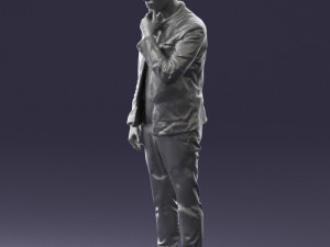 man in pose 0218 Modello 3D