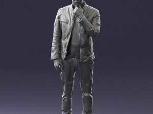 man in pose 0218 Modello 3D