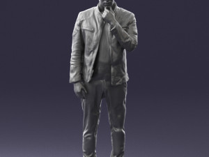 man in pose 0218 Modello 3D