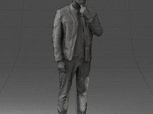 man in pose 0218 Modello 3D