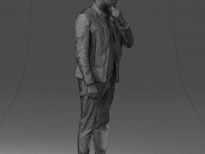 man in pose 0218 Modello 3D