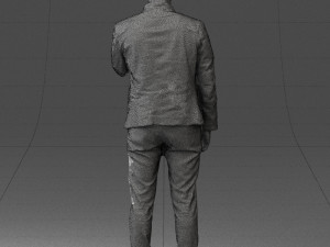 man in pose 0218 Modello 3D