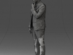man in pose 0218 Modello 3D