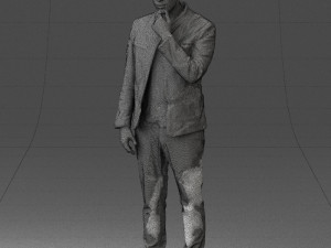 man in pose 0218 Modello 3D