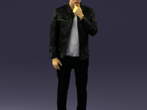 man in pose 0218 3d print ready 3D Baskı Modeli