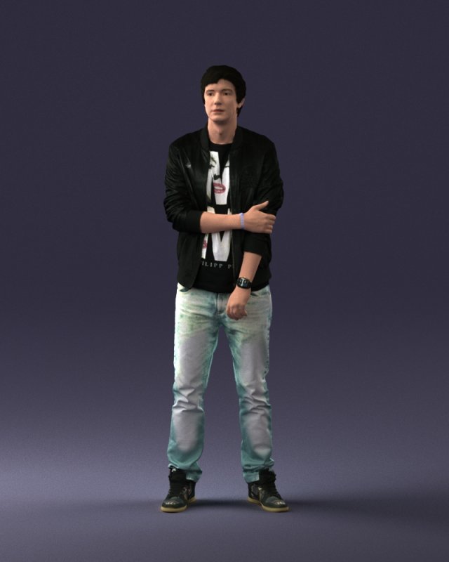 man in pose 0226 Modelo 3D .c4d .max .obj .3ds .fbx .stl .blend 