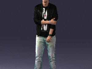 man in pose 0226 Modelo 3D