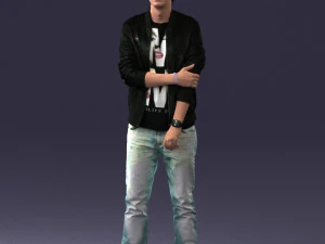 homme en pose 0226 Modèle 3D