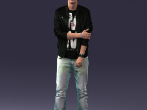 man in pose 0226 Modelo 3D