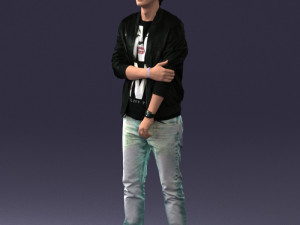 man in pose 0226 Modelo 3D