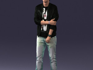 man in pose 0226 Modelo 3D