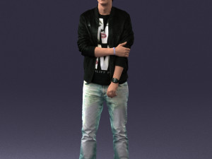 man in pose 0226 Modelo 3D