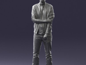 man in pose 0226 Modelo 3D