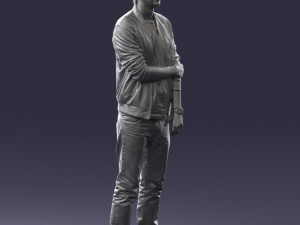 man in pose 0226 Modelo 3D