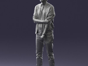 man in pose 0226 Modelo 3D