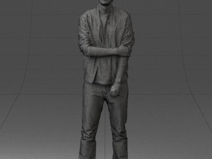 man in pose 0226 Modelo 3D
