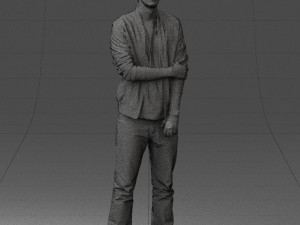 man in pose 0226 Modelo 3D