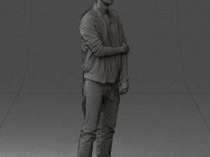 man in pose 0226 Modelo 3D