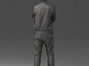 man in pose 0226 Modelo 3D