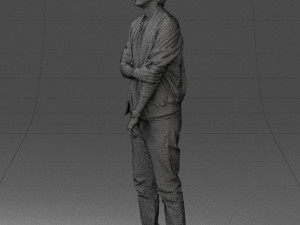 man in pose 0226 Modelo 3D