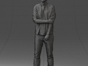 man in pose 0226 3d print ready 3Dプリントモデル