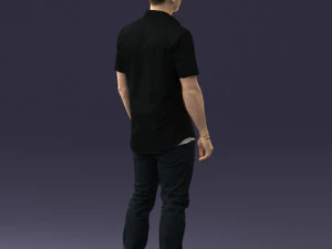 000563 Urban Man with Sunglasses Casual Male Character 3d print ready 3D Print Model