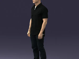 000563 Urban Man with Sunglasses Casual Male Character 3d print ready 3D Print Model
