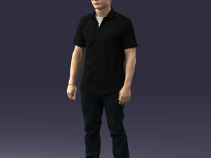 000563 Urban Man with Sunglasses Casual Male Character 3d print ready 3D Print Model