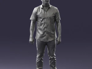 000563 Urban Man with Sunglasses Casual Male Character 3d print ready 3D Print Model
