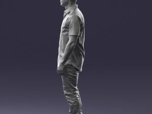 000563 Urban Man with Sunglasses Casual Male Character 3d print ready 3D Print Model